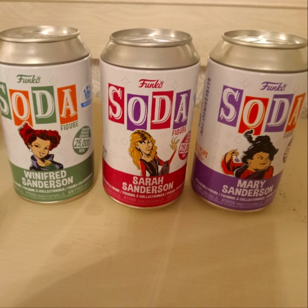 Funky Soda Hocus Pocus Sanderson Sisters Set CHASE